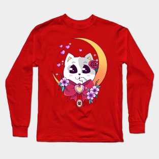 Romantic Cat Long Sleeve T-Shirt